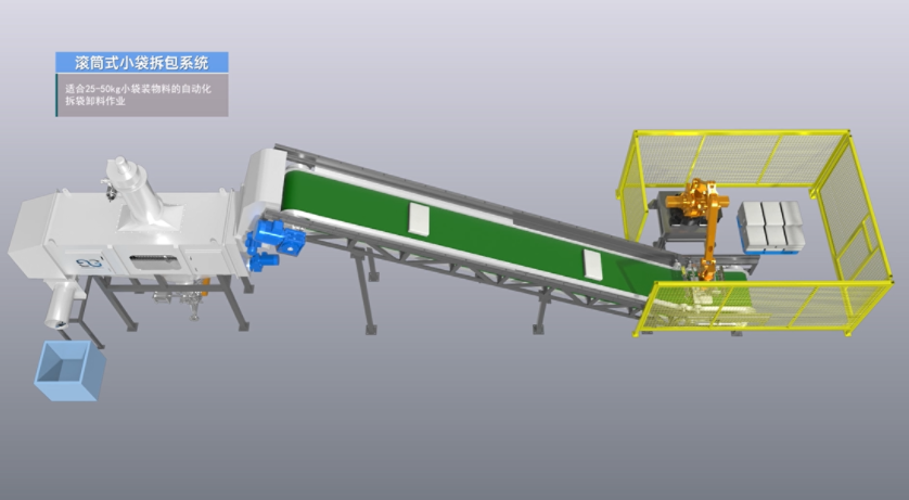 片碱自动拆包投料系统解决方案
